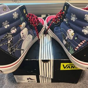 Limited Edition Vans sk8-hi Nightmare Before Christmas. Size 8.5 men’s